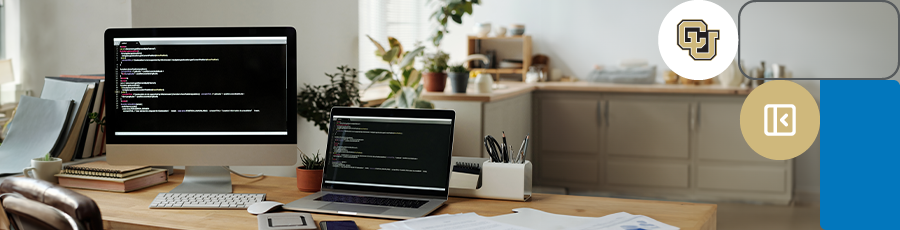 Computer screens are open with a page that talks about Benefits of Obtaining the CompTIA® CySA+ Certification