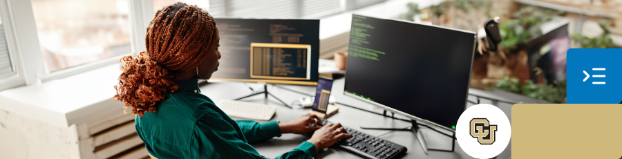 working on the computer writing a code and Navigating the Cybersecurity Certification Landscape